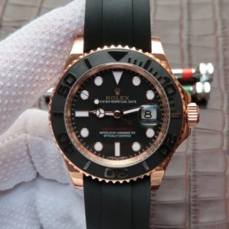 Rolex Yacht-Master 116655 Lunette céramique noire Bracelet caoutchouc