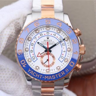 Rolex YachtMaster II 116681 SS/RG Céramique bleue JF Bracelet SS/RG