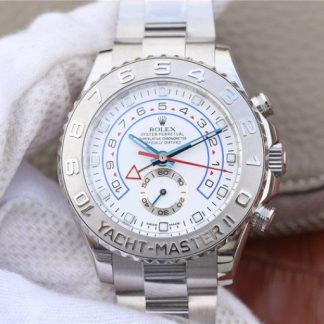 Rolex YachtMaster II 116689 SS JF Cadran blanc Bracelet SS